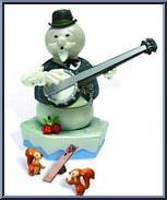 Sam the Snowman (Banjo) from Rudolph - Talking Figures: Series 1 manufactured by Forever Fun [Loose]