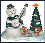 Sam the Snowman (Fabric Vest, Tree) Action Figure