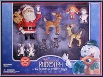 Figurine Collection (9-Pack Santa, Rudolph, Claire, Animals) Action Figure
