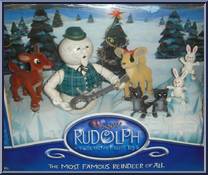 Most Famous Reindeer of All (Sam Snowman) from Rudolph - Action Figure Boxed Sets manufactured by Memory Lane [Front]