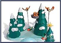 Winter Woodlands from Rudolph - Series 4: Rudolph the Red-Nosed Reindeer manufactured by Memory Lane [Loose]