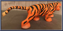 Tiger from Safari Adventure - Animals manufactured by Marx [Loose]