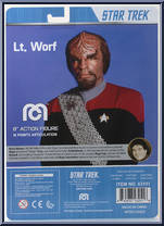 Lt. Worf (Deep Space Nine - Season 3) from Sci-Fi - Star Trek manufactured by Mego 2018 [Back]