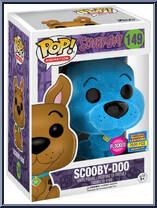 Scooby-Doo (Flocked) (Blue) from Scooby-Doo! - Pop! Vinyl Figures manufactured by Funko [Front]