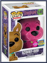 Scooby-Doo (Flocked) (Magenta) from Scooby-Doo! - Pop! Vinyl Figures manufactured by Funko [Front]