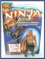 Golden Shaolin Monk from Secret of the Ninja - Basic Series manufactured by Remco [Front]