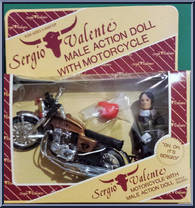 Motorcycle with Male Action Doll Action Figure