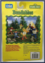 Big Bird from Sesame Street - Bendables manufactured by Child Dimension [Back]