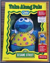 Cookie Monster from Sesame Street - Take Along Pals manufactured by Child Dimension [Front]