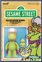 Alligator King & The 7th Son from Sesame Street - ReAction Figures manufactured by Super7 [Front]
