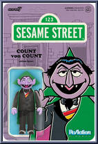 Count Von Count from Sesame Street - ReAction Figures manufactured by Super7 [Front]