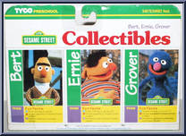 Bert / Ernie / Grover from Sesame Street - PVC manufactured by Tyco [Back]