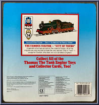 Famous Visitor "City of Truro" from Shining Time Station - Basic Series manufactured by ERTL [Back]