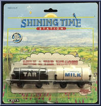 Milk & Tar Wagons from Shining Time Station - Basic Series manufactured by ERTL [Front]