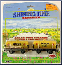Sodor Fuel Wagons from Shining Time Station - Basic Series manufactured by ERTL [Front]