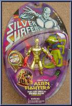 Solar Silver Surfer with Draconian Warrior from Silver Surfer - Alien Fighters manufactured by Toy Biz [Front]