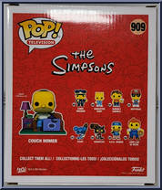 Couch Homer from Simpsons - Pop! Vinyl Figures manufactured by Funko [Back]