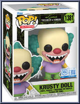 Krusty Doll from Simpsons - Treehouse of Horror Pop! manufactured by Funko [Front]
