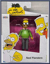 Ned Flanders from Simpsons - Mini manufactured by Jakks Pacific [Front]