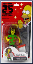 Weird Al (Green Shirt) from Simpsons - Series 4 manufactured by Neca [Front]