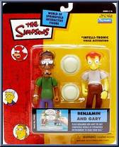 Benjamin & Gary from Simpsons - Series 16 manufactured by Playmates [Loose]