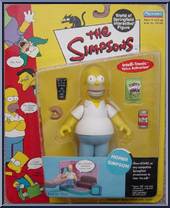 Homer Simpson from Simpsons - Series  1 manufactured by Playmates [Front]