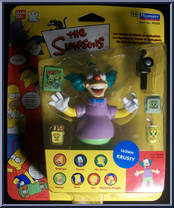 Clown Krusty from Simpsons - UK Exclusives manufactured by Playmates [Front]