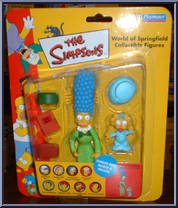 Sunday Best Marge & Maggie from Simpsons - UK Exclusives manufactured by Playmates [Front]