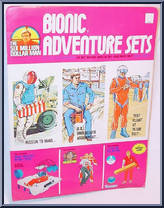 Test Flight at 75,000 Feet from Six Million Dollar Man - Bionic Adventures Set manufactured by Kenner [Back]