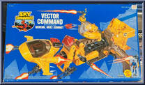 Vector Command (with General Mike Summit) from Sky Commanders - Playsets manufactured by Kenner [Front]