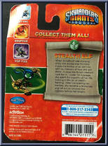 Stealth Elf from Skylanders - Giants - Keychains manufactured by Activision [Back]