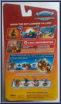 Lava Lance Eruptor from Skylanders - SuperChargers - Basic Series manufactured by Activision [Back]