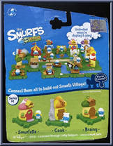 Brainy's House from Smurfs - Micro Village - Single Packs manufactured by Jakks Pacific [Back]