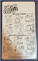 Old Fashioned from Snoopy & Belle - Belle Outfits manufactured by Knickerbocker [Back]