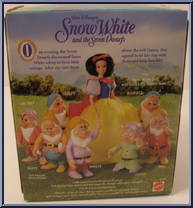 Sneezy from Snow White and the Seven Dwarfs - Color Changing manufactured by Mattel [Back]