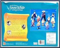 Snow White 10 Figure Set from Snow White and the Seven Dwarfs - Box Sets manufactured by Mattel [Back]