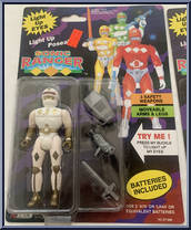 White Ranger (Diamonds) from Sonic Ranger - Light Up manufactured by Soma [Front]