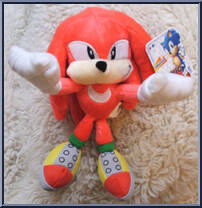 Knuckles from Sonic the Hedgehog - Plush manufactured by Jazwares [Front]