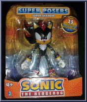 Shadow from Sonic the Hedgehog - Super Posers manufactured by Jazwares [Front]