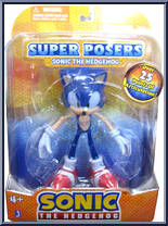 Sonic from Sonic the Hedgehog - Super Posers manufactured by Jazwares [Front]