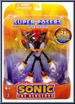 Super Shadow from Sonic the Hedgehog - Super Posers manufactured by Jazwares [Front]