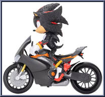 Shadow + Motorcycle from Sonic the Hedgehog 3 - Vehicles manufactured by Jakks Pacific [Loose]