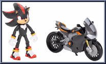 Shadow + Motorcycle from Sonic the Hedgehog 3 - Vehicles manufactured by Jakks Pacific [Loose]