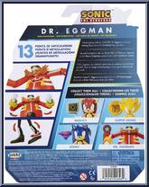 Dr. Eggman (with Checkpoint) from Sonic the Hedgehog - Basic Series manufactured by Jakks Pacific [Back]