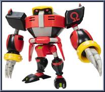 E-123 Omega (with Chaos Emerald) from Sonic the Hedgehog - Basic Series manufactured by Jakks Pacific [Loose]