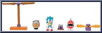 Flying Battery Zone Diorama Set from Sonic the Hedgehog - Playsets manufactured by Jakks Pacific [Loose]