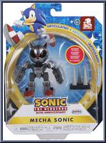 Mecha Sonic (with Spike Trap) from Sonic the Hedgehog - Basic Series manufactured by Jakks Pacific [Front]
