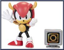 Mighty (with Monitor) from Sonic the Hedgehog - Basic Series manufactured by Jakks Pacific [Loose]