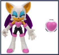Rogue the Bat (Heart Bomb) from Sonic the Hedgehog - Basic Series manufactured by Jakks Pacific [Loose]