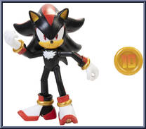 Shadow (with Super Ring) from Sonic the Hedgehog - Basic Series manufactured by Jakks Pacific [Loose]